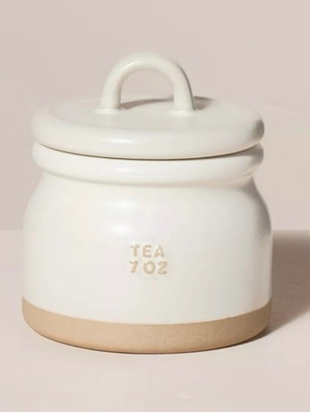 Hearth & Hand Magnolia 7oz
Stoneware Crock Tea Canister
Cream/Clay